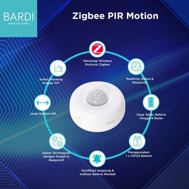 BARDI Zigbee PIR Motion Sensor