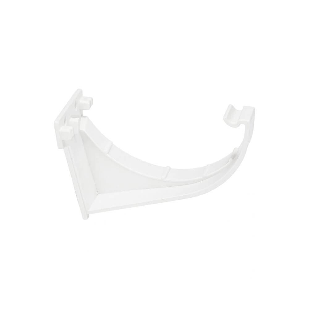 112mm Half Round Multi Fix Fascia Bracket White