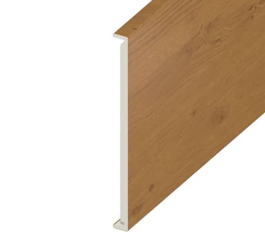 18mm Plain Irish Oak Double Fascia Board 450mm x 5m