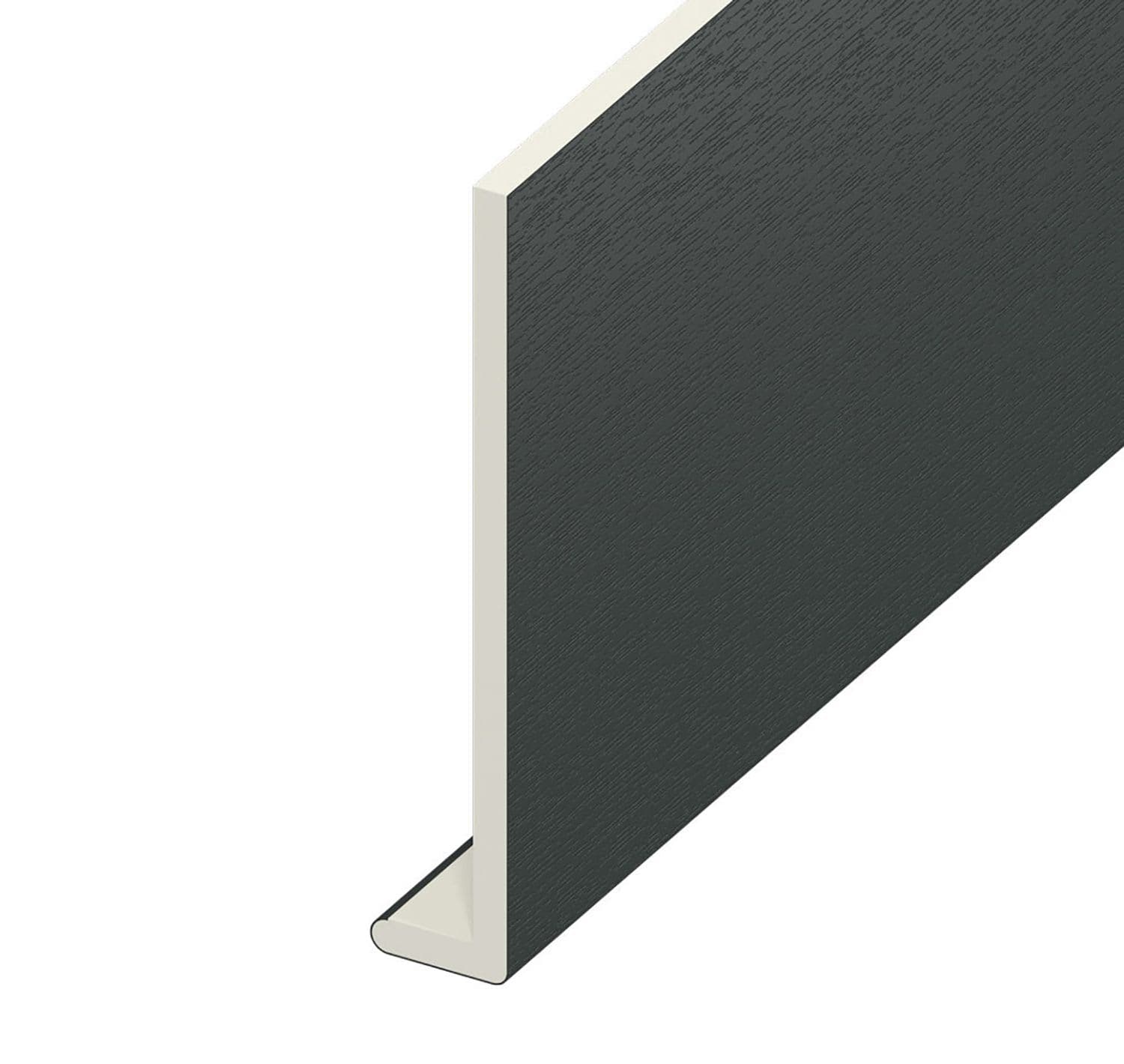 9mm Plain Anth Grey Capping Board 200mm x 5m