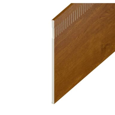 9mm Vented Eurosoffit Board Golden Oak 150mm x 5m (10mm Airspace)