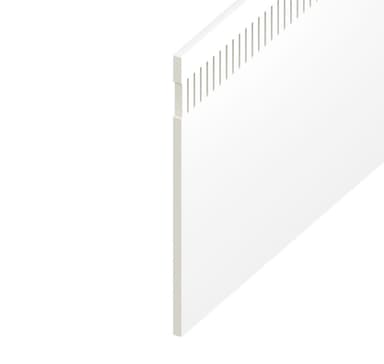 9mm Vented Eurosoffit Board White 225mm x 5m (10mm Airspace)