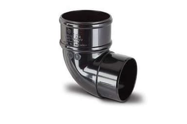 68mm Downpipe Offset Bend 92.5 Degree Black