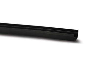114mm Square Gutter Black 2m