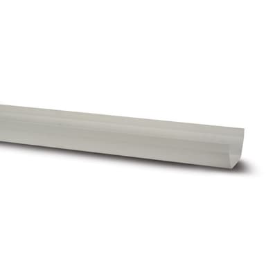 114mm Square Gutter White 4m