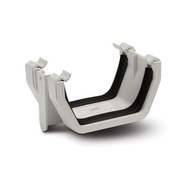 114mm Square Union Bracket White