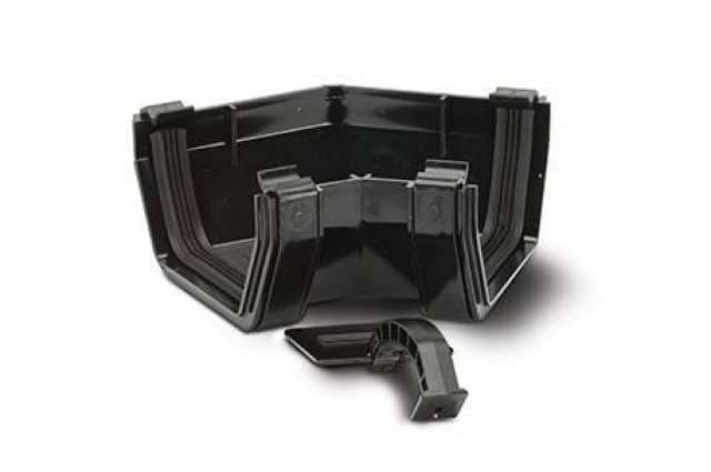 114mm Square Angle 135 Degree Black