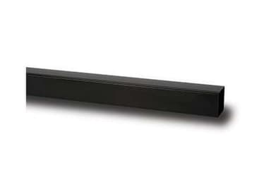 65mm Square Downpipe Black 4m