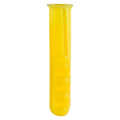 Wall Plugs Yellow 5 x 25mm (100/Pack)